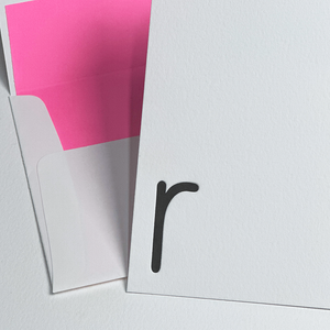 Personalized Initials | Letterpress Notecard Sets