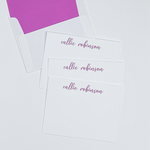 Custom Stationery | Letterpress Note Card Sets