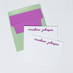 Custom Stationery | Letterpress Note Card Sets