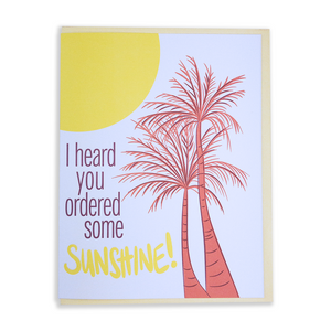 Sunshine on a cloudy day | Greeting Card