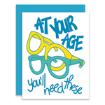 At your age | Letterpress Greeting Card