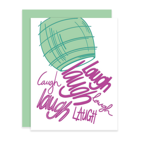 Barrel of Laughs | Letterpress Card