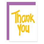 Thank You Card | Letterpress Greeting Card