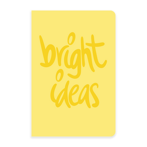 Bright Ideas- Large Notebook | Letterpress Bullet Journal