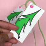 Christmas Tree Gift Tags (set of 6) | Letterpress Gift Tags