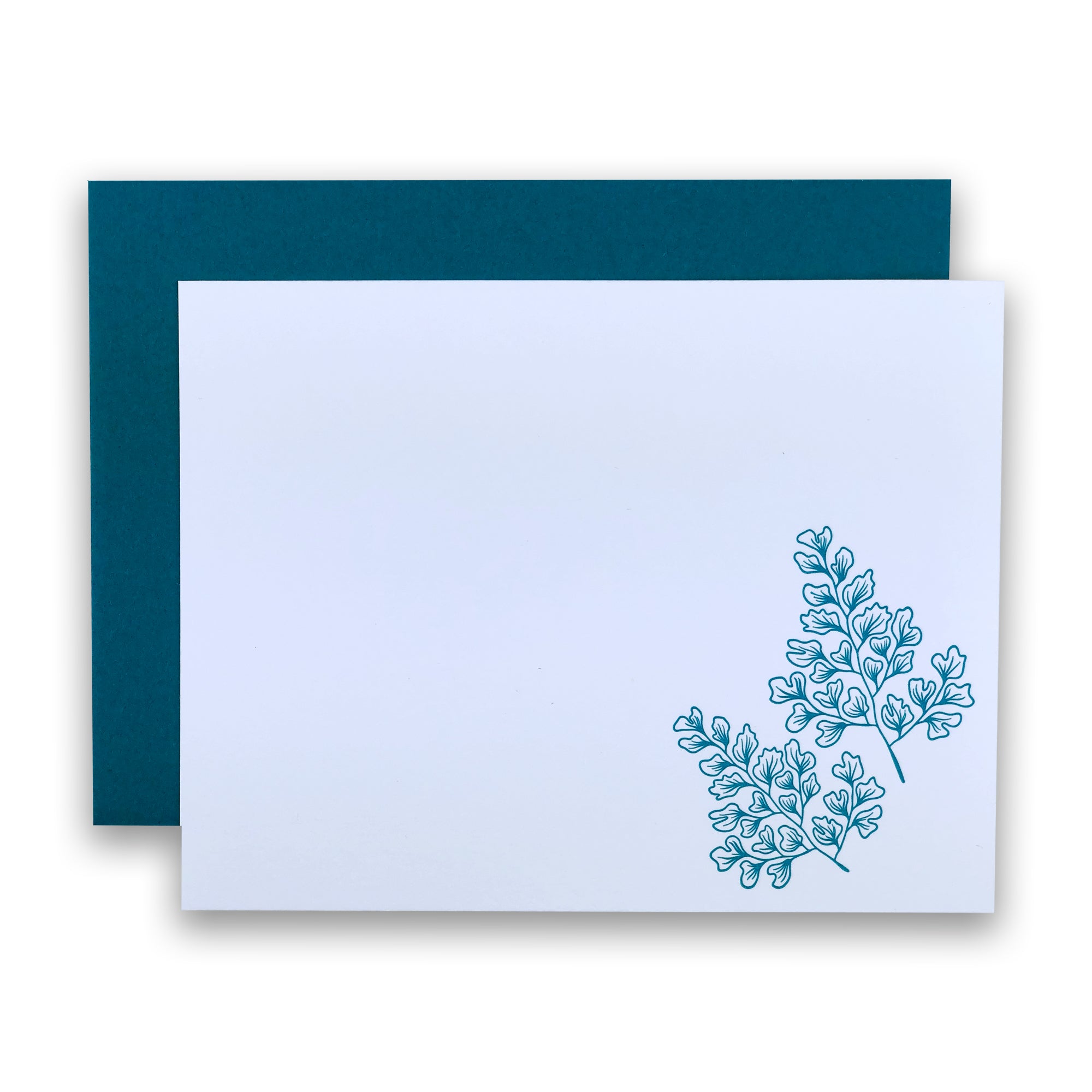 Fern Flat card | Notecard Set of 10