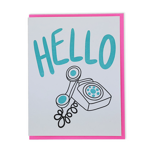 Saying Hello! | Letterpress greeting card