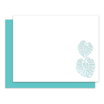 Monstera Leaf Note Cards | Notecard set of 10