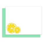 Orange Slice Flat card | Notecard Set of 10