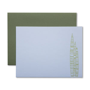Snake Plant Flat Cards | Letterpress Notecard set of 10